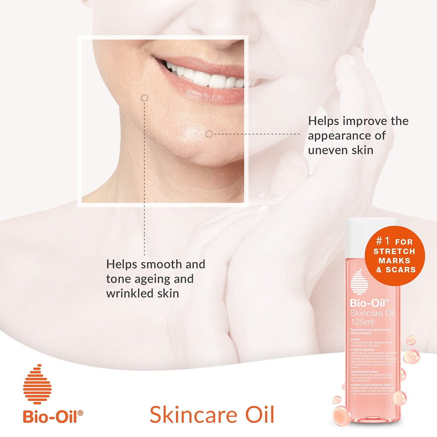 Bio-Oil Skincare Oil - Improve the Appearance of Scars, Stretch Marks and Skin Tone - 1 x 200 ml