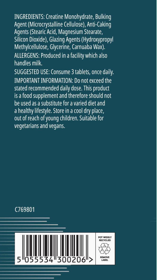 Myprotein
Creatine Monohydrate - 250 Tablets