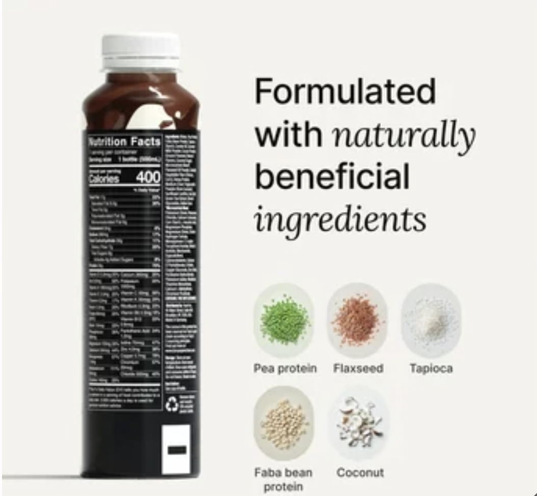 Huel Complete Meal Drink Black Edition Chocolate, 12 x 500ml