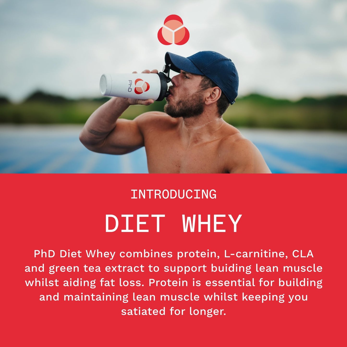 PHD Diet Whey Powder Vanilla Flavour, 2kg