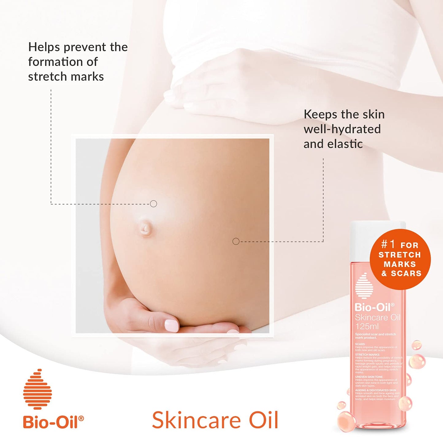 Bio-Oil Skincare Oil - Improve the Appearance of Scars, Stretch Marks and Skin Tone - 1 x 200 ml