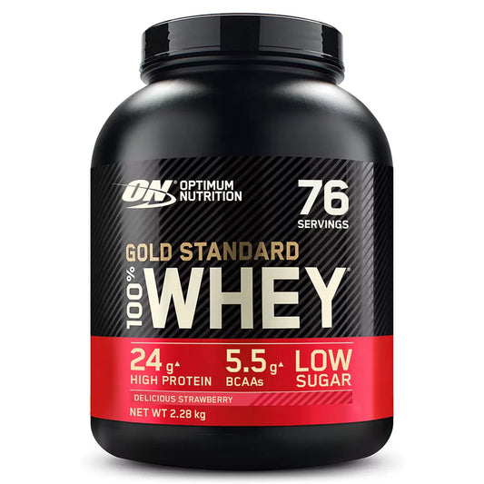 Optimum Nutrition Gold Standard 100% Whey Delicious Strawberry, 2.28kg