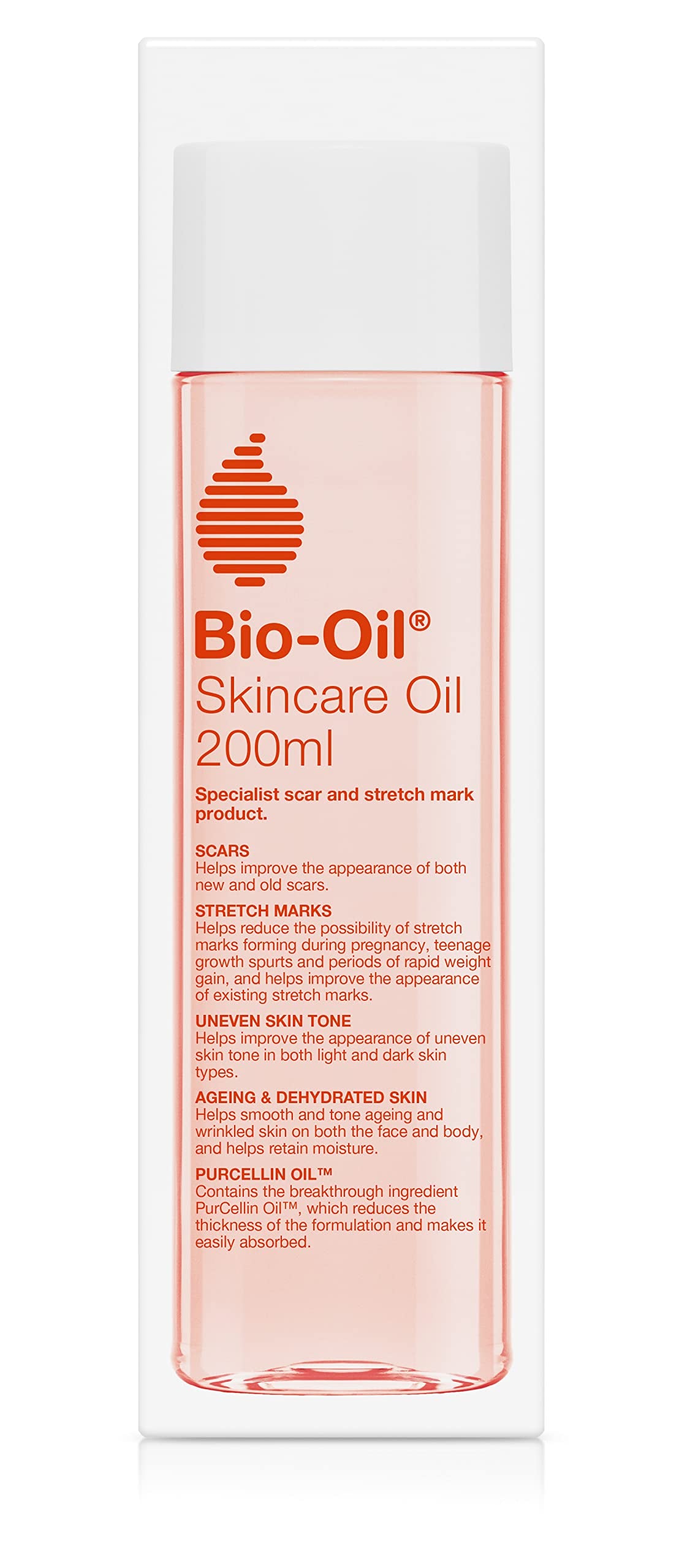 Bio-Oil Skincare Oil - Improve the Appearance of Scars, Stretch Marks and Skin Tone - 1 x 200 ml