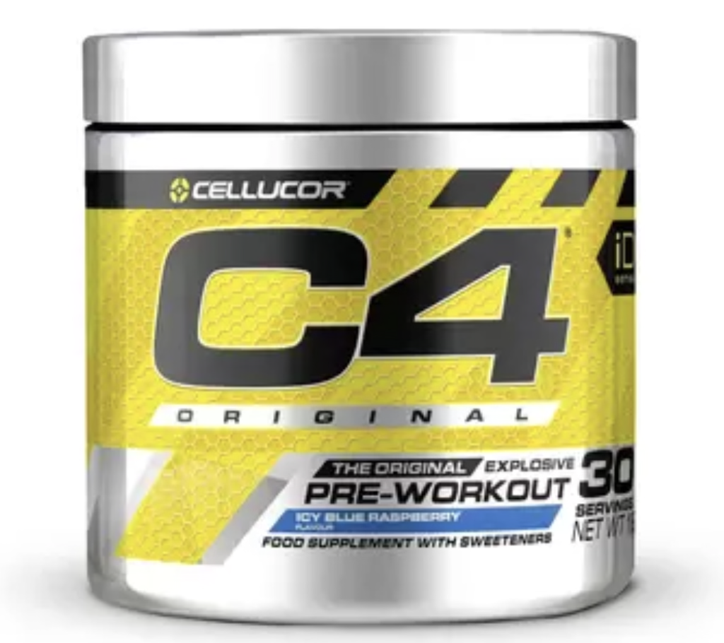 Cellucor C4 The Original Explosive Pre-Workout Icy Blue Raspberry, 2x198g