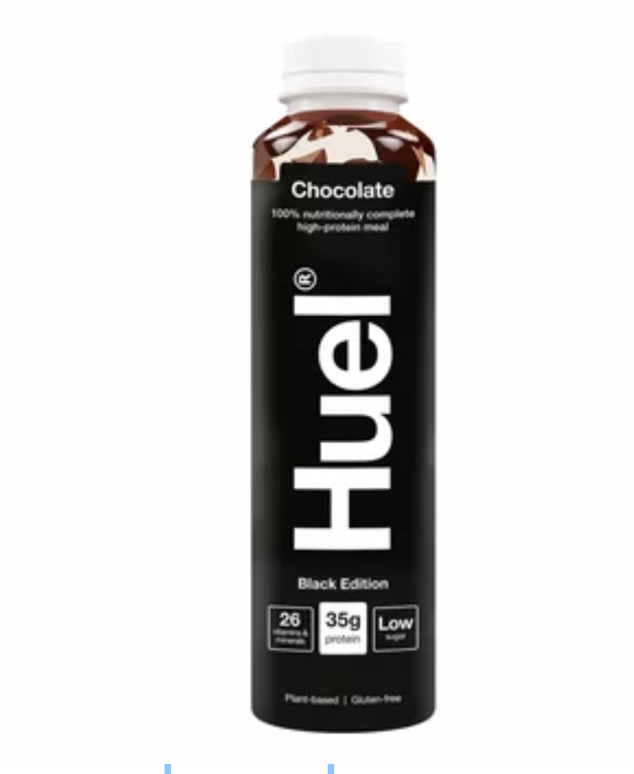 Huel Complete Meal Drink Black Edition Chocolate, 12 x 500ml