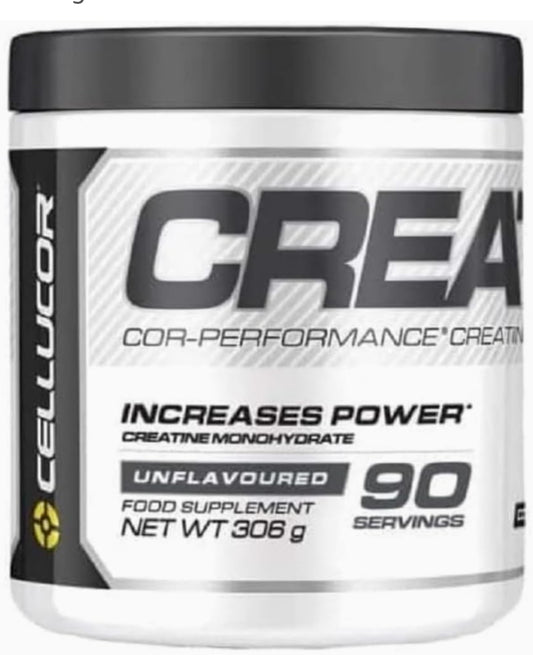 Cellucor Cor-Performance Micronised Creatine Monohydrate Powder Unflavoured 90 Servings (306g).