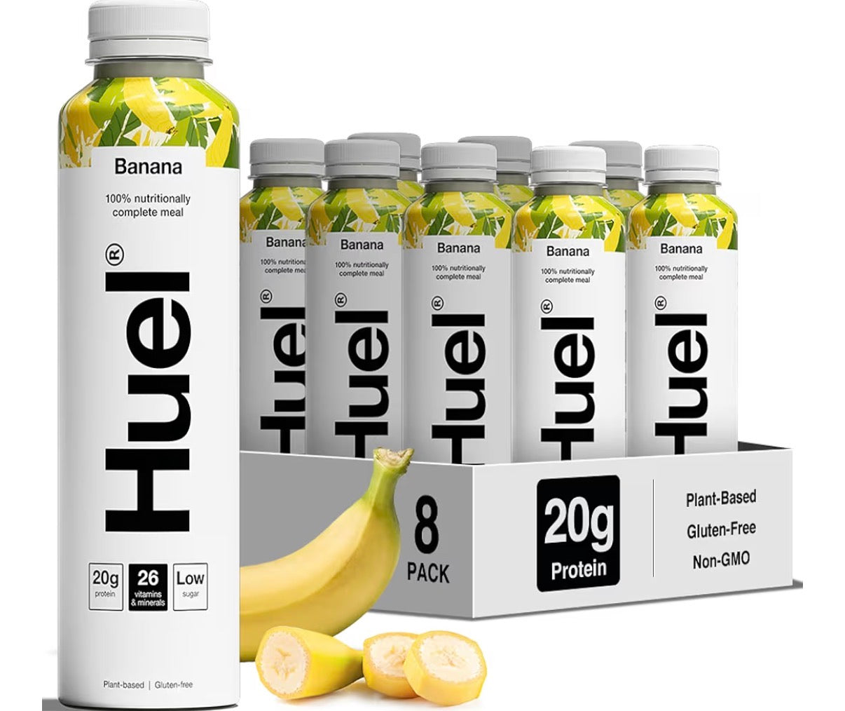Huel Complete Meal Drink Banana, 8 x 500ml